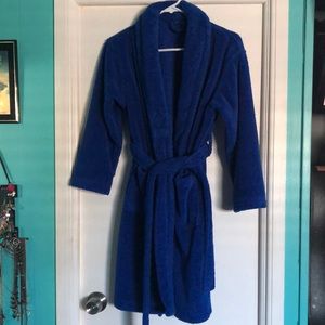 Kids plush fleece bath robe